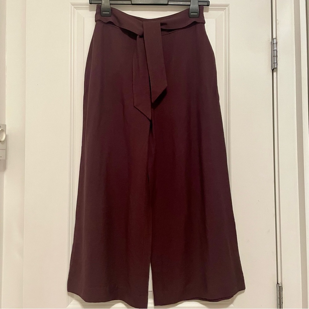 Sale‼️Leith burgundy wide leg pants